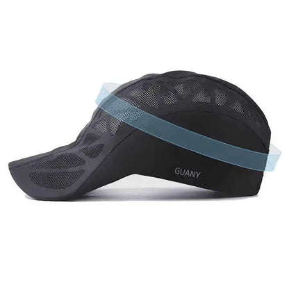 Outdoor Sports Hats Quick Dry Baseball Caps Men Women Adjustable Breathable Thin Mesh Hat