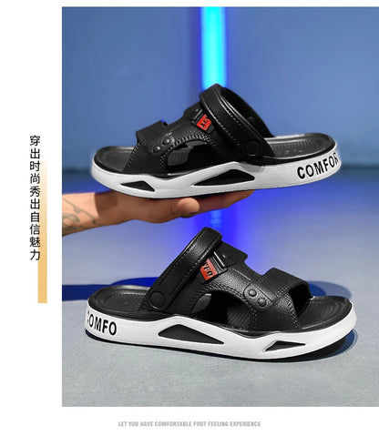 Men Summer Sandals Outdoor Ultralight Slippers EVA Non Slip Orginal Sandals Platform Beach Fashion Slides High Quality Shoes