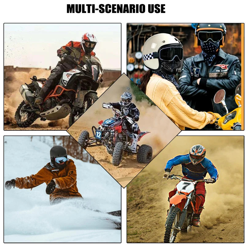 Motorcycle Glasses Dirt Bike MX Goggles Anti-Fog HD Lens Motocross Enduro Sunglasses Windproof Ski Goggles Factory Wholesale