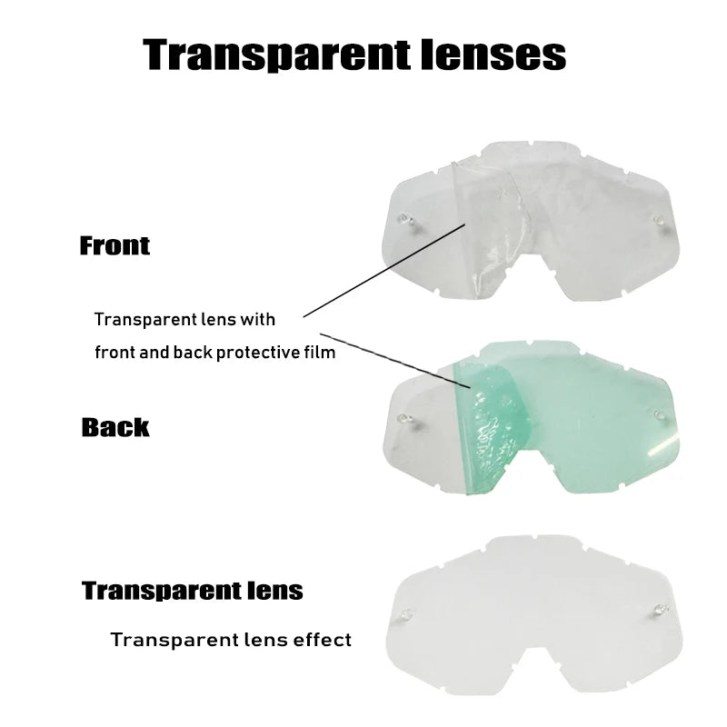 Motorcycle Glasses Dirt Bike MX Goggles Anti-Fog HD Lens Motocross Enduro Sunglasses Windproof Ski Goggles Factory Wholesale