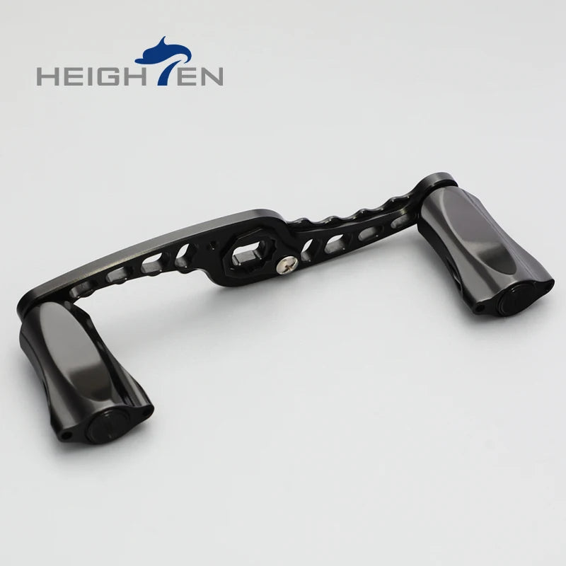 HEIGHTEN Baitcasting Reel Mod Kit Double Handle Center Distance 95mm +Diameter 21mm Knobs Lure Fishing Modification Accessories