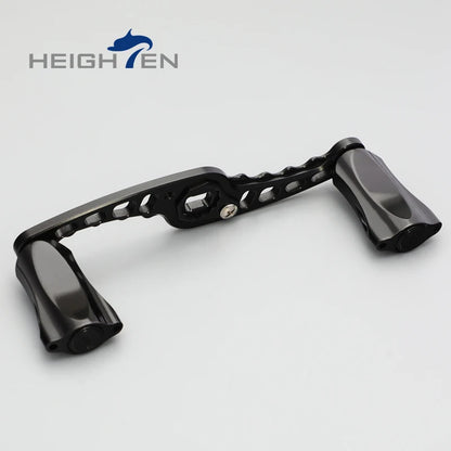 HEIGHTEN Baitcasting Reel Mod Kit Double Handle Center Distance 95mm +Diameter 21mm Knobs Lure Fishing Modification Accessories