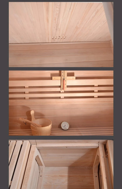 Home Outdoor Sauna Room Sweat Steaming Steam Sweating Wet Steaming  Far Infrared Courtyard Outdoor Sweat Steaming Room