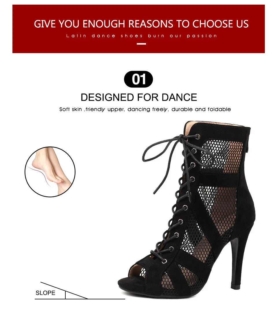 High Heels Ladies' Salsa Dance Latin Pole Dance Short Boots Ladies' Wedding Shoes Women's Dance Shoes Girls' Indoor And Outdoor