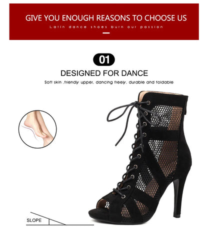 High Heels Ladies' Salsa Dance Latin Pole Dance Short Boots Ladies' Wedding Shoes Women's Dance Shoes Girls' Indoor And Outdoor