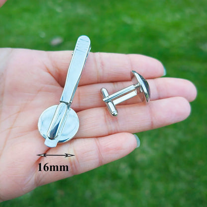 Lesbian Gay Pride Cufflinks for Fans LGBT Creative Rainbow Flag Glass Gem Charm Shirt Decoration Cuff Buttons