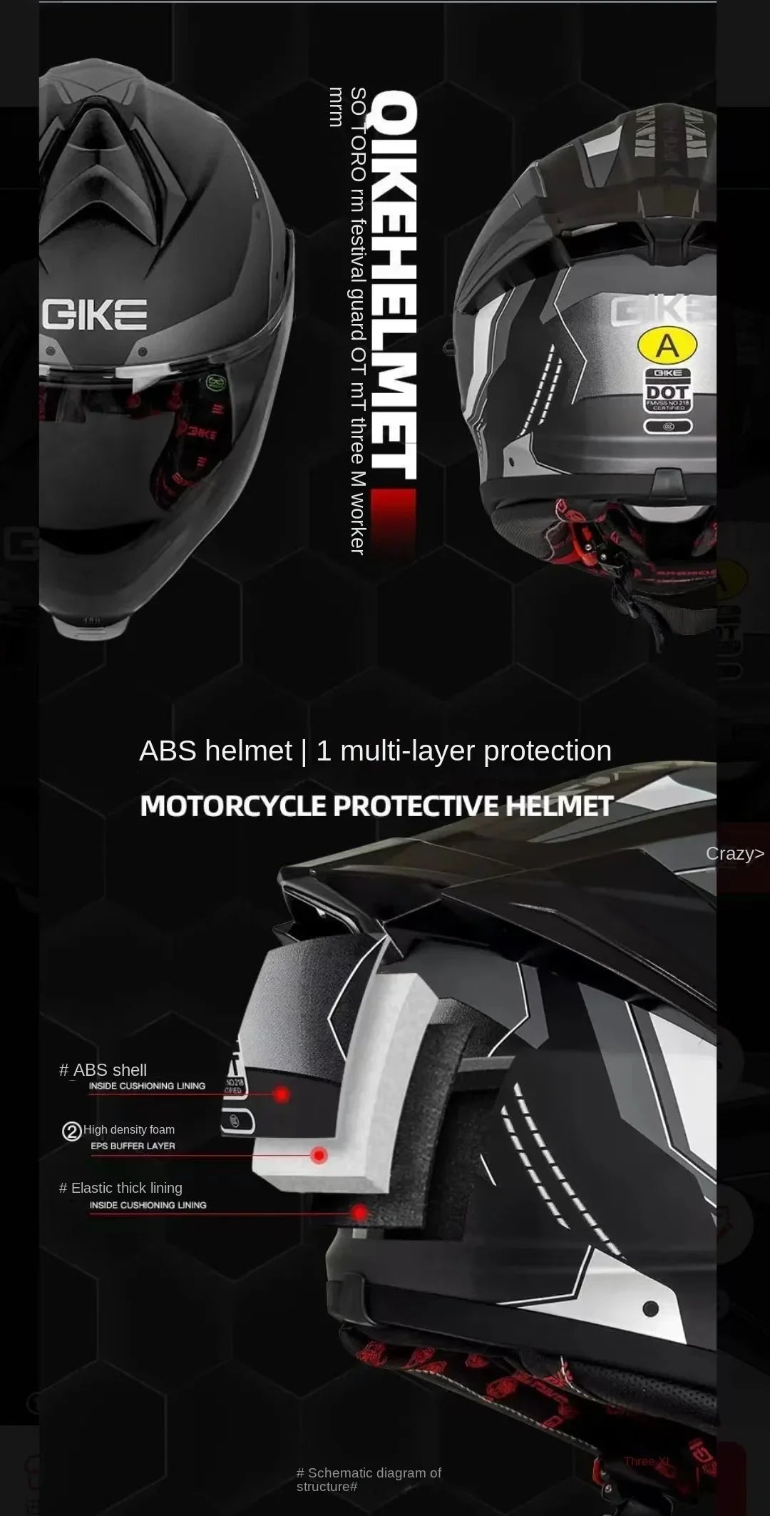 New Spider Motorcycle Helmet Full Face  Long Visor Racing Off-Road Helmet Double Lens Cascos Para Moto Capacete DOT Casco Moto