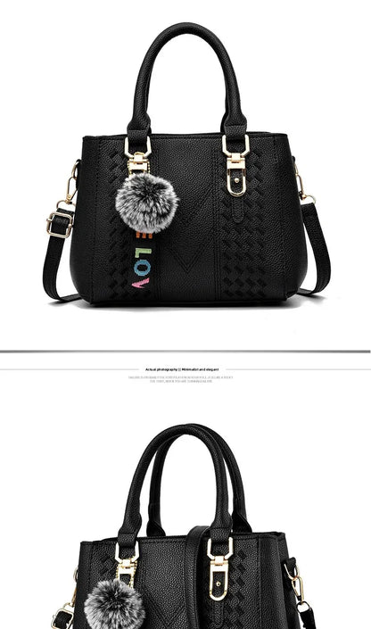 Fashionable Embroidered Large Capacity Women's Handbag Hot Sale Of The Season New Korean Style Handbag Shoulder Bag Tassel Penda
