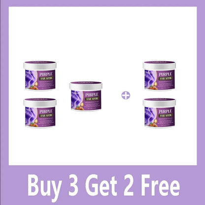 Magical Purple Hair Mask Lock Color Purple Hair Mask Cover Gray Hair Fade Yellow Suitable For Dye Care Products 120g