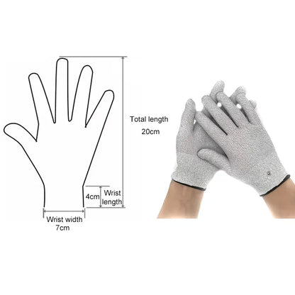 Handheld Microcurrent Facial Lift Massager Magic Current Gloves Galvanic Therapy Toning Device for Facial Rejuvenation