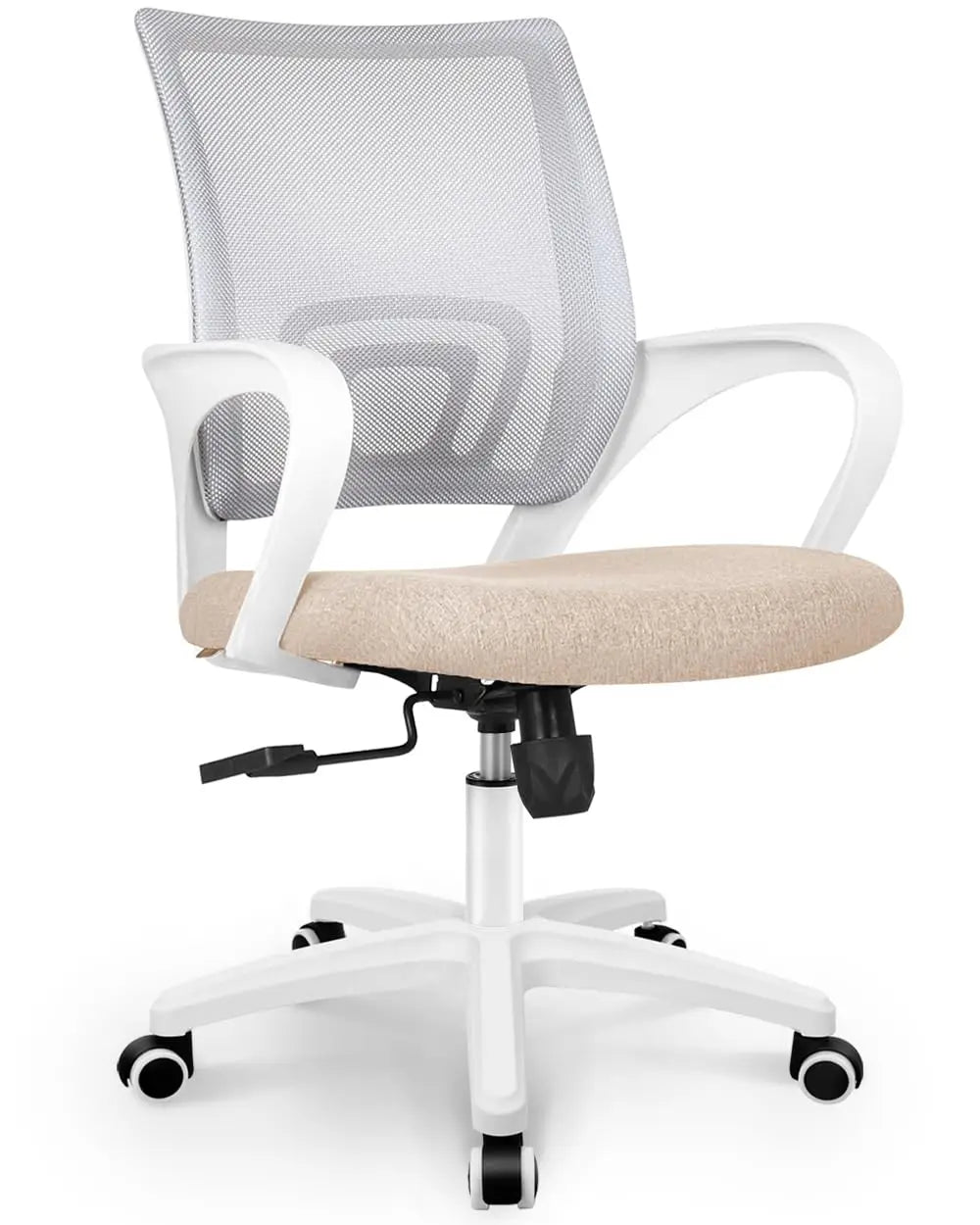 Office Desk Computer Chair Ergonomic Mesh Gaming Mid Back Seat with Comfy Lumbar Support Adjustable Height Swivel, Customized