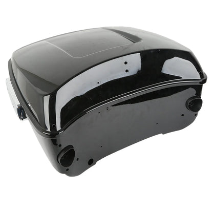 Black King Trunk W/ Black Latch Fit For Harley  Electra Road Street Glide Road King 2014-2025 2018 2021 Motorcycle