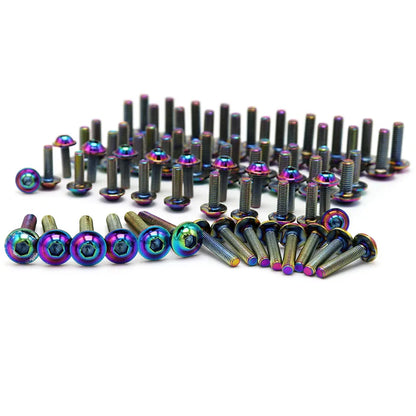 195pcs Burn Titanium screw Fairing Screws Bolt Kit for Suzuki GSXR600 GSXR1000 Hayabusa GSX1300R GSX600F GSX750F SV1000 SV650