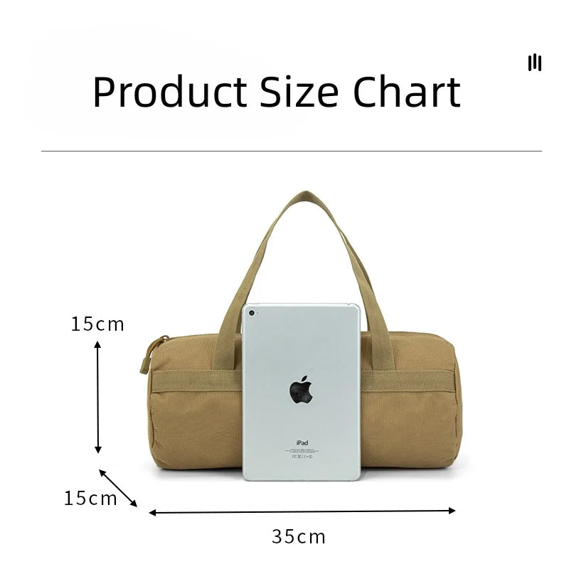 Camping Tools Storage Bag Large Capacity Cylinder Tent Stake Bag Lightweight Tent Peg Ground Nail Holder Bag for Outdoor Camping