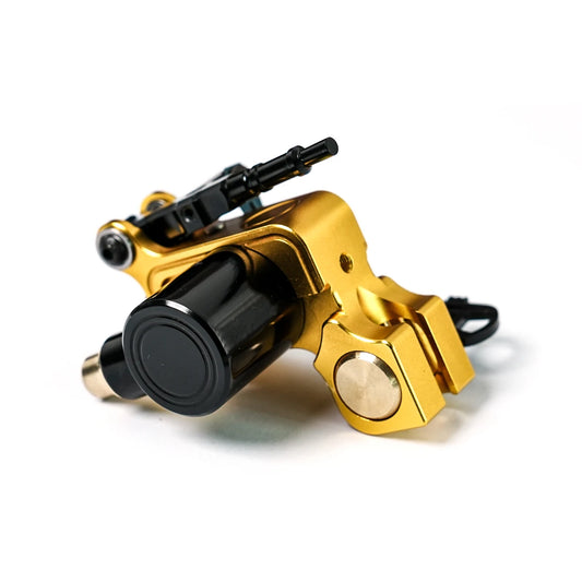 Rotary Tattoo Machine 12V/14000Rpm Adjustable Stroke 2.5-5mm Coreless Powerful Motor V6 Shrapnel tattoo Machine Gun