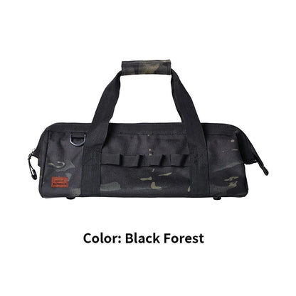 Camping tool storage bag,large-capacity tool kit, can be hung with a climbing buckle, high toe nail,Five colors to choose from