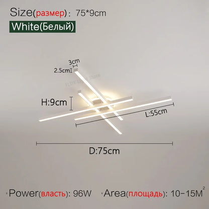 2025 new ceiling lamp Nordic modern LED lamp living room dining room bedroom lights ceiling chandelier