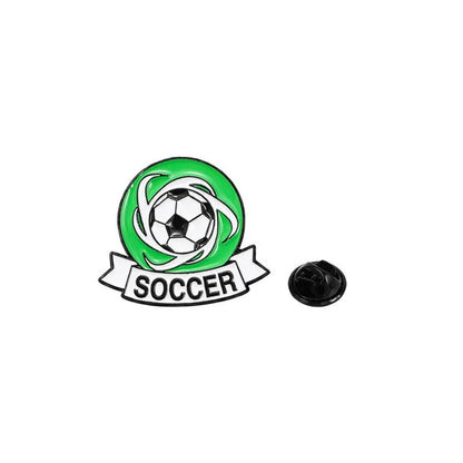 Sports Decoration Brooch Compact 2026  Souvenir Soccer Commemorative Brooch Delicate North America Football Pin