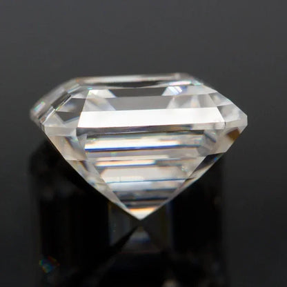 Moissanite Stone Asscher Cut D Color VVS1 Gemstone Lab Grown Diamond for Advanced Jewelry Making Materials with  Certificate