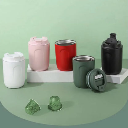 Mini Travel Thermal Mug Coffee Cups Hot Coffee Thermos Portable 316 Stainless Steel Thermos For Tea Thermal Water Bottle Mug