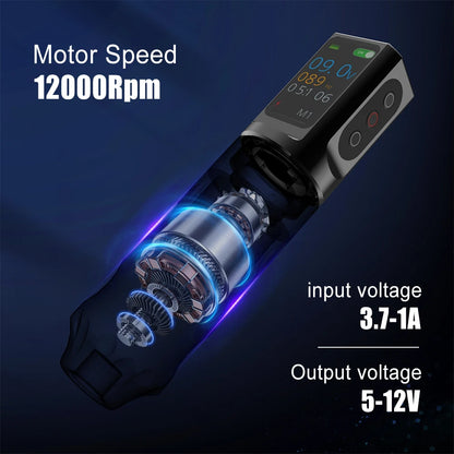 Yilong Tattoo Supplies High Quality Tattoo Pen Kits For Permanent Makeup Tattoo Machine Tattoo Power Supply Tattoo Gun Kit