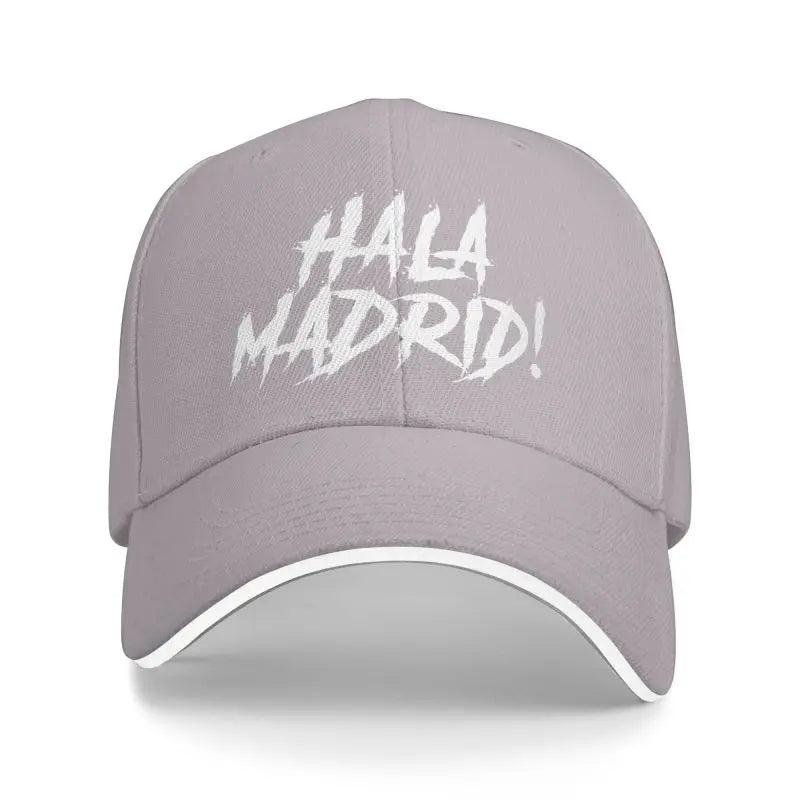 Hala Madrid Letters Print Sandwich Baseball Cap Unisex Casual Sun Bucket Cap Men Adjustable Snapback Hat Golf Hats