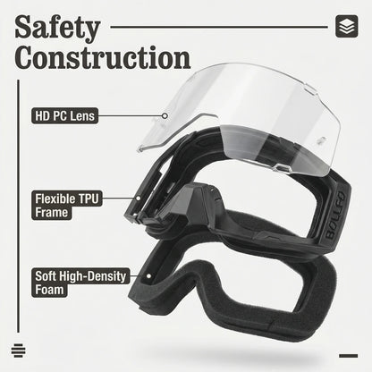 Youth MX Goggles with Tearoffs Windproof Motocross Glasses Men Dual-Cycle Defogging UV400 Protection Dirt Bike Enduro Goggles