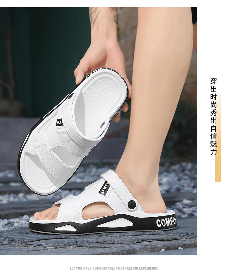 Men Summer Sandals Outdoor Ultralight Slippers EVA Non Slip Orginal Sandals Platform Beach Fashion Slides High Quality Shoes
