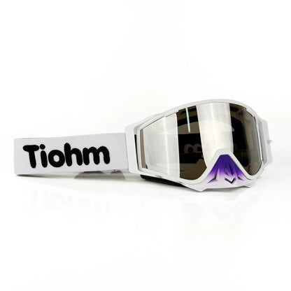 1 Pcs Multi-Color PC Nose-Protected Moto Goggles - UV400 Scratch-Resistant, Off-Road ATV MX, Helmet-Fit for Euro-American Riders