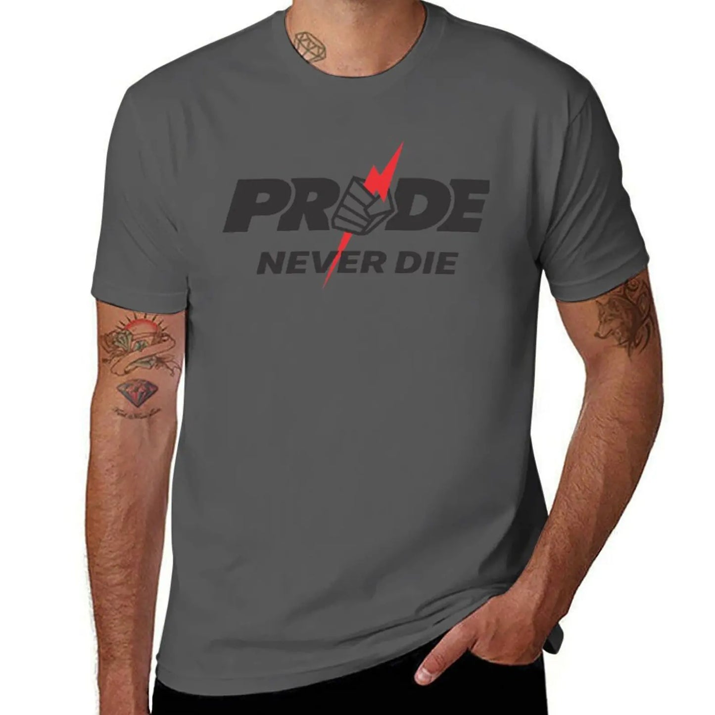 PRIDE NEVER DIE! T-Shirt anime stuff graphic tee shirt Man t-shirt summer shirt t shirts for men graphic