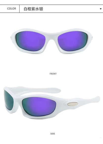Retro Oval Round Frame Sunglasses 2026 New Outdoor Cycling Driving Sun Glasses Vintage Style UV400 Protection Unisex