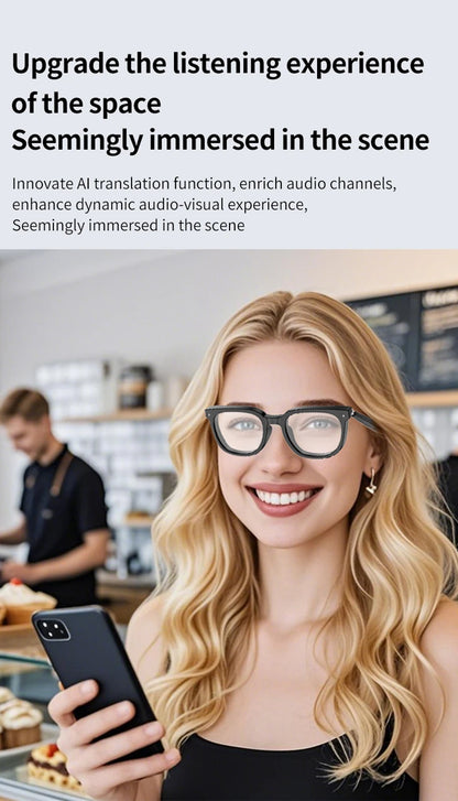 Xiaomi New AI Intelligent Translation Glasses Touchscreen Sunglasses Smart Bluetooth Glasses Listen To Music Voice Call