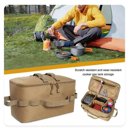 Outdoor  Large Capacity Camping Bag Lightweight Storage Bag Portable Handbag Picnic Bag Cookware Utensils Tools Bags
