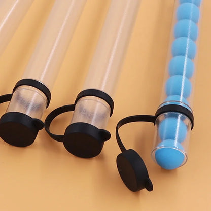 10pcs/Lot GREAT 10 Round Paintball Tube w/Lid - 10 Pack 0.68" Caliber PODS Speed Tubes