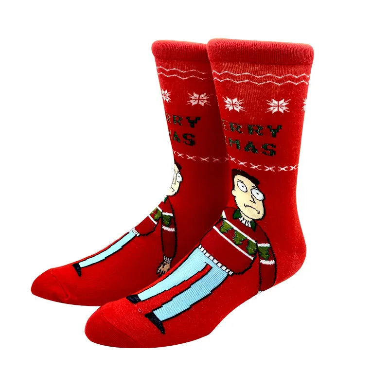 2023 New Anime Women Men Socks Long Socks Men‘s Knee-High Cosplay Sock Adult Personality Hip Hop Harajuku Long Funny Socks 36-45