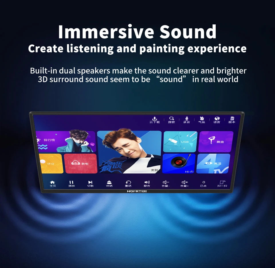 HGFRTEE 18.5inch Portable Monitor 120Hz RGB100% With VESA Hole & Back bracket Laptop Extended Display ADS-IPS HDR Screen