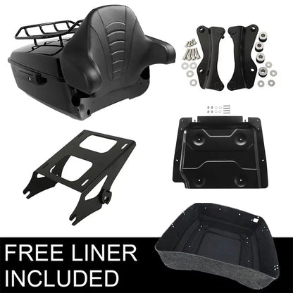 Motorcycle King Trunk Luggage Rack Plate For Harley Touring Road King Electra Glide Road Glide 2014-2025