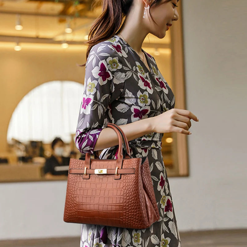 2025 High Quality Soft Leather Shoulder Crossbody Bags for Women Luxury Soft Leather Handbags Designer  Shoulder Bag for Women