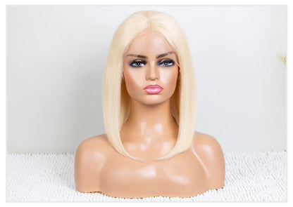 13x4 13x6 613 HD Blonde Bob Hair Wig Human Hair Lace Frontal Wig Brazilian Straight Bob Wig Lace Front Human Hair Wigs for Women