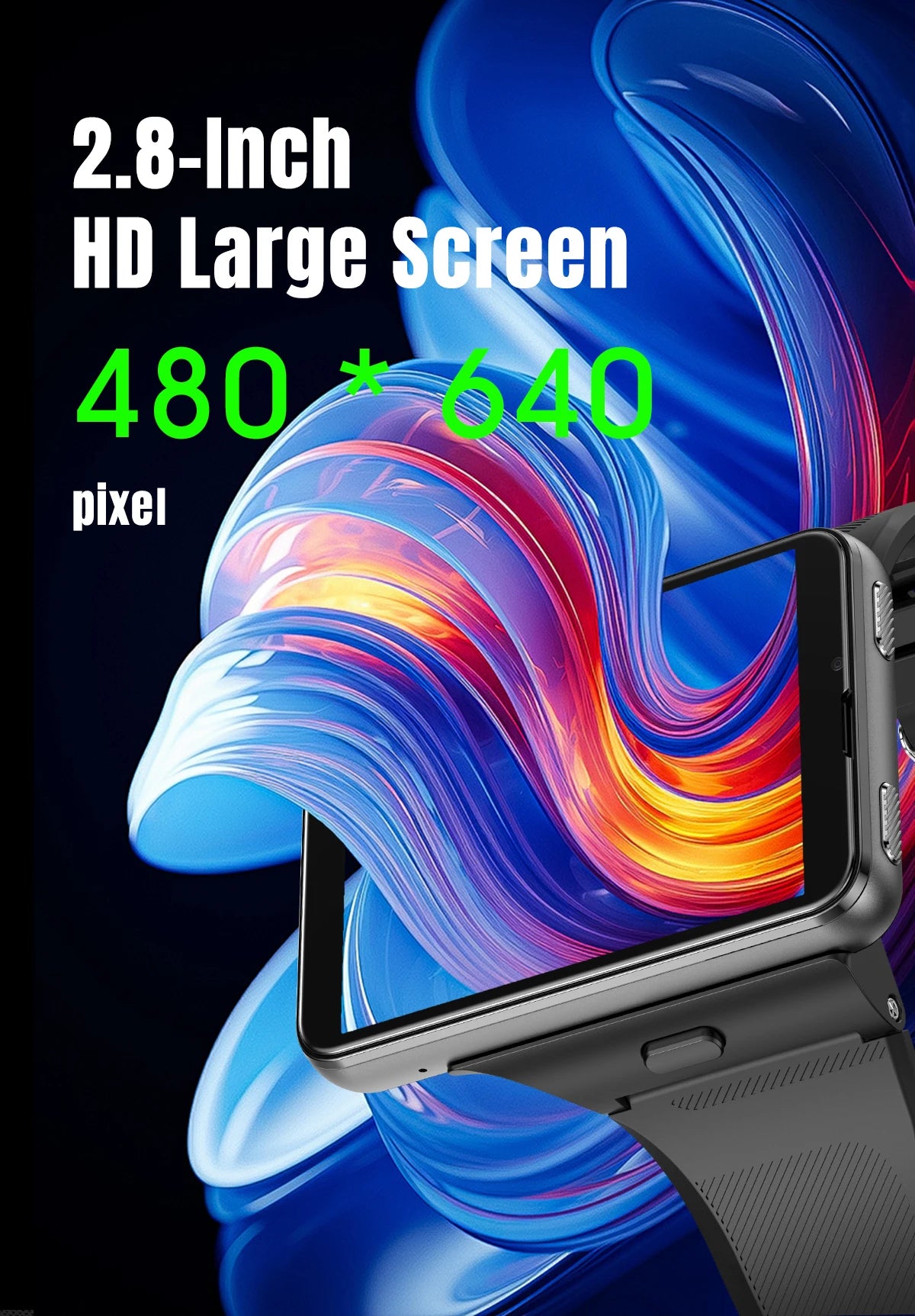 Factory S999 4G Smart Watch Android 11 OS MTK6761 Quad Core 4GB 64GB 2.88" HD Large Screen Smartwatch 2.0MP+8.0MP Dual Camera