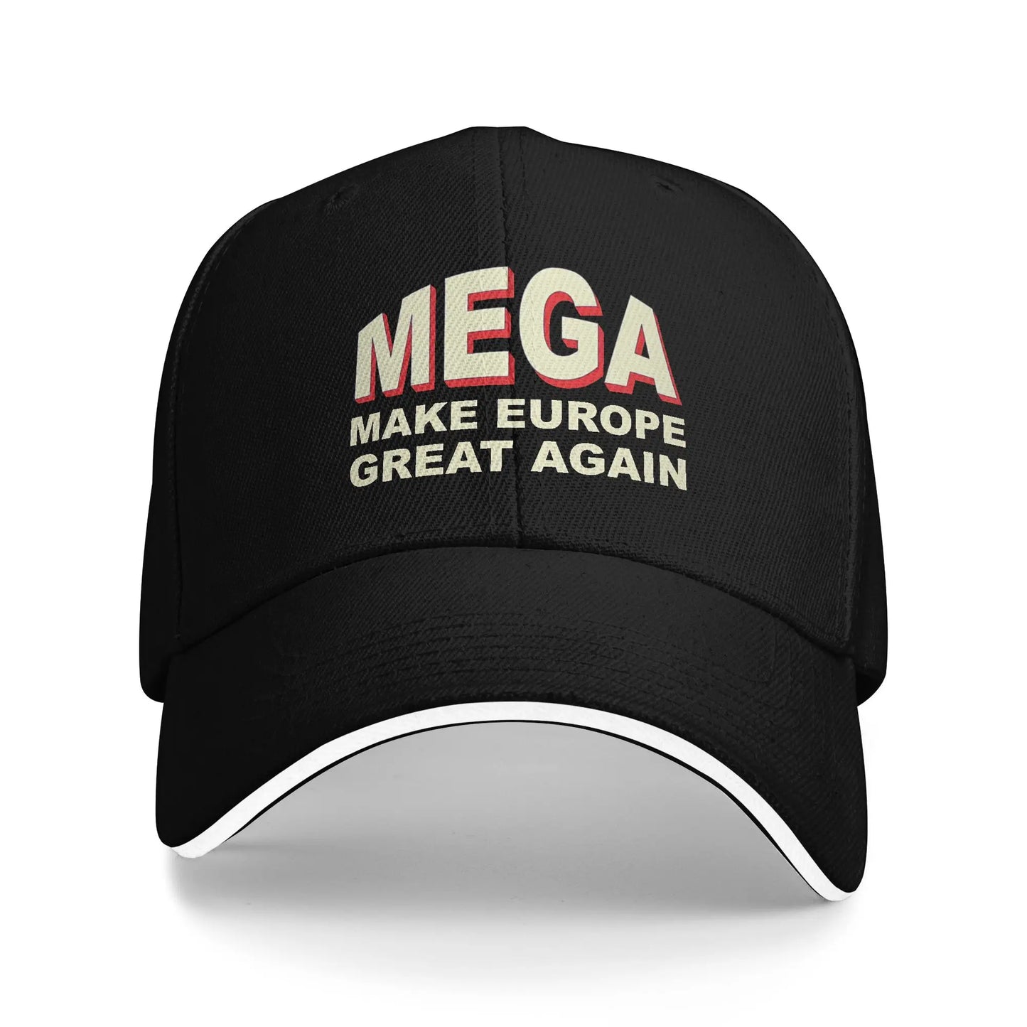 MEGA Make Europe Great Again Sun Baseball Cap Summer Women Men   Trucker Hat Breathable Stylish Hiking Fishing Baseball Caps