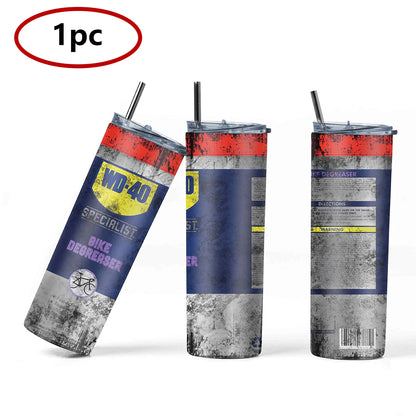 20Oz WD40 Mechanic Oil Stainless Steel Vacuum Double Wall Insulated Tumbler with Lid Cold Hot Drink Coffee Mug Engineer Gifts