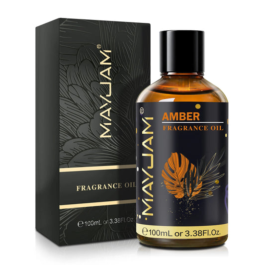 MAYJAM 100ml Fragrance Oil White Santal Amber Chocolate Moroccan Rose Aromatic Essential Oil for Humidifier Diffuser Gift Box