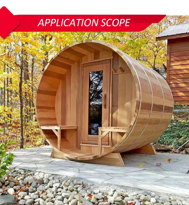 Customizable 2 Person Mini Infrared Sauna Hemlock Wood Low EMF Far Infrared Heaters for Home Detox Health Relaxation