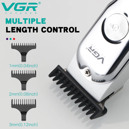 VGR Hair Trimmer Professional Hair Clipper Wireless Hair Cutting Machine Electric Zero Cutting Machine Trimmer for Men V-071