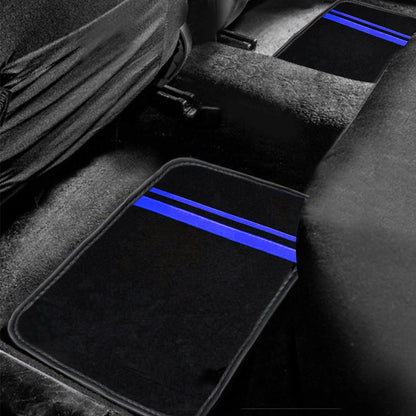 4pcs Universal Car Floor Mats  Auto Foot Pad Protector Waterproof  Rugs Carpet For Car Automotive Interior ccessories