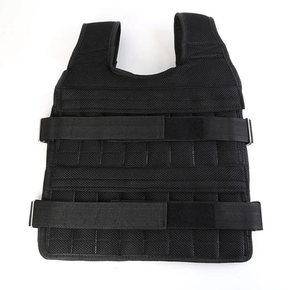 3/15/35kg Workout Weight Jacket Adjustable Weighted Exercise Vest Workout Equipment for Boxing Training Workout Running Fitness