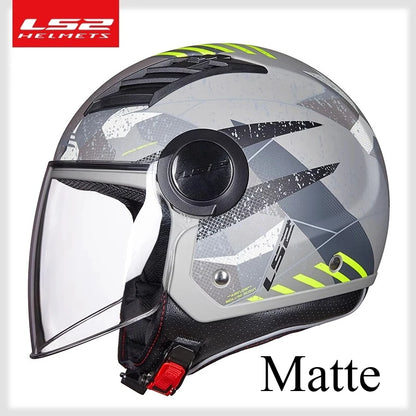 Original LS2 OF562 Casco Motorcycle 3/4 Open Face Ls2 Cascos Para Moto E-BIKE Helmet Electric Scooter Helmet of562 Capacete Moto