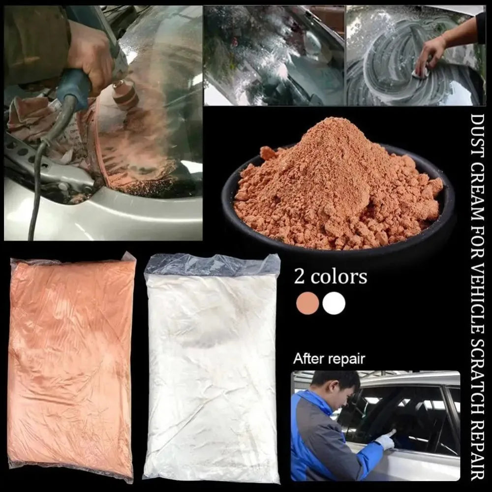 50g Car Glass Polish Powder Car Window Polishing Mirror Powder Glass Removal Composite Rare Repair Tool Accessories Auto Care