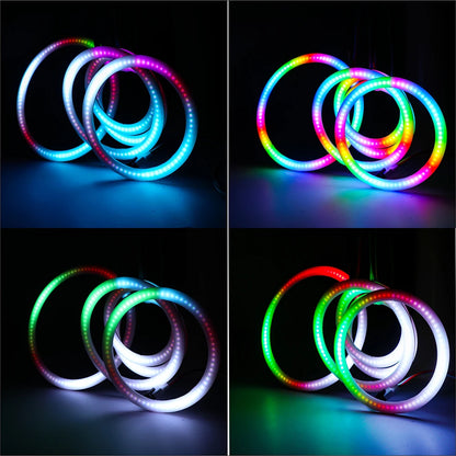 WS2812B LED Pixel Ring 18/36/54/72/90Leds Individually Addressable WS2811 Built-in IC Smart DC5V Rgb FCOB PCB